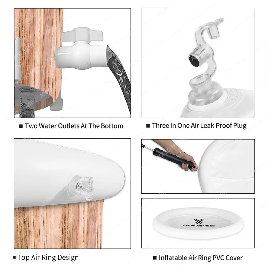 Portable Inflatable Ice Bath Tub