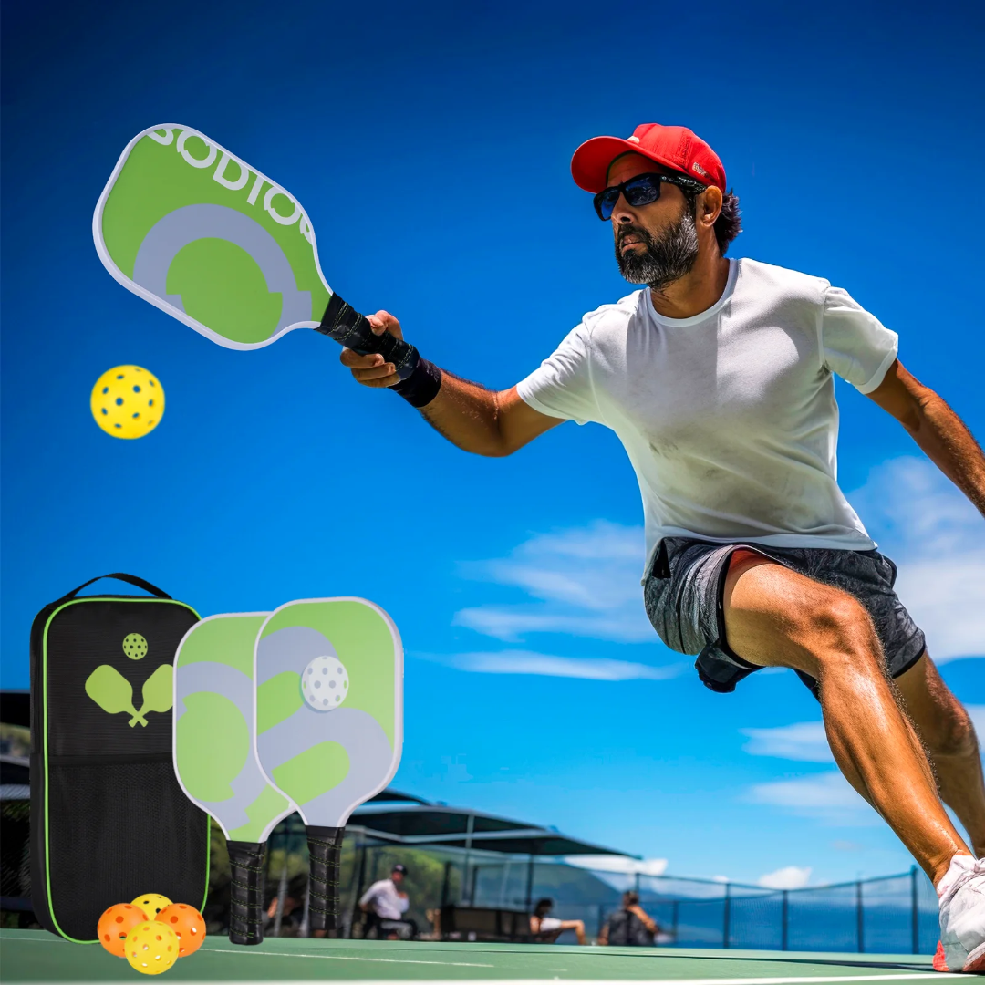 Premium Wooden Pickleball Paddle Set