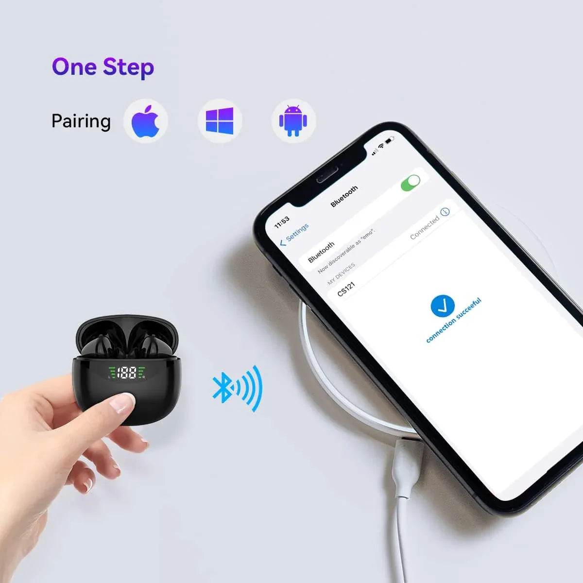 Wireless Bluetooth 5.3 Earbuds