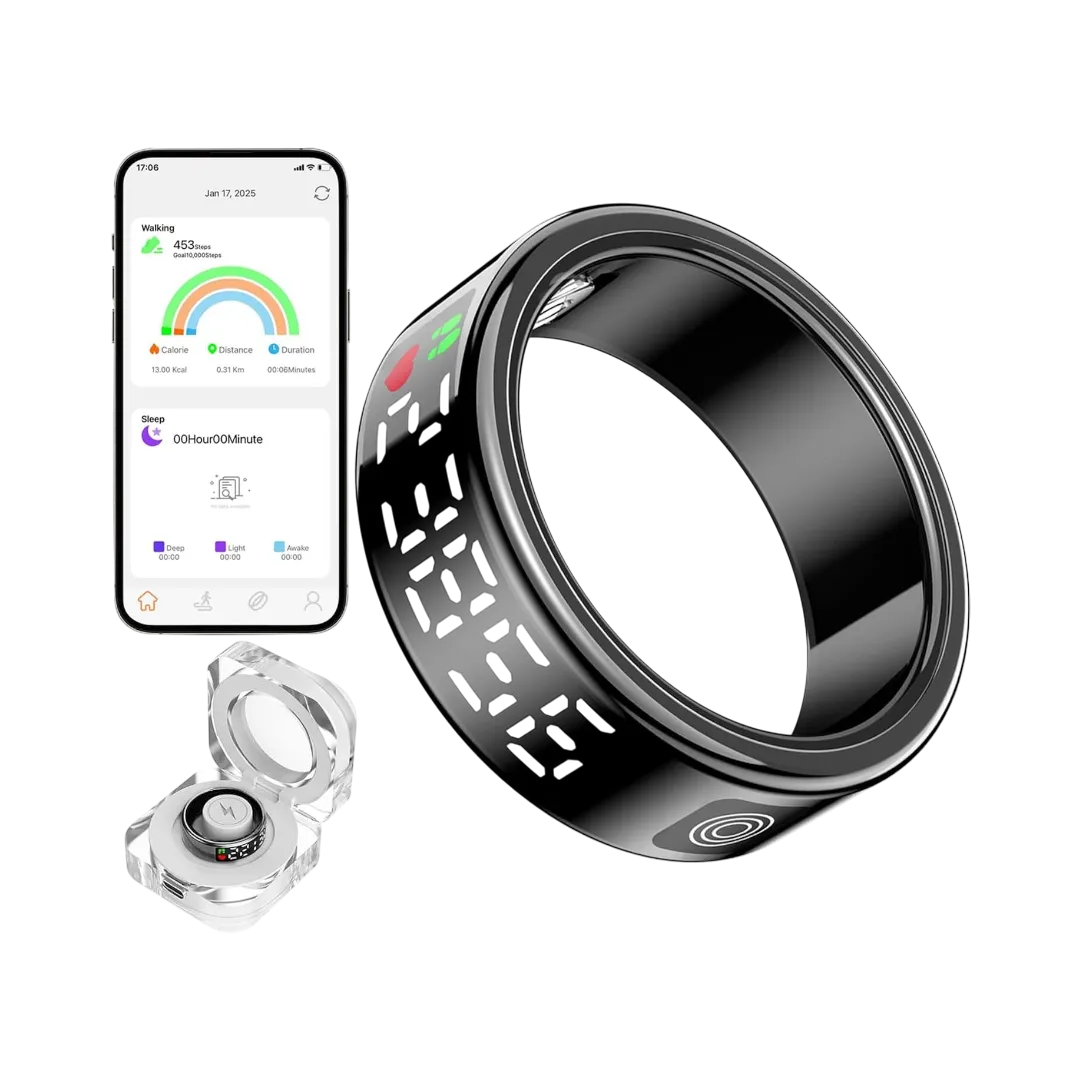 Black Smart Health Ring
