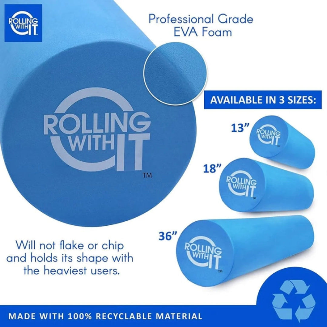 Blue Deep Tissue Foam Roller