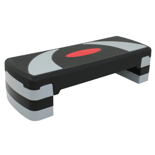 Fitness Aerobic Step Adjustable Exercise Stepper With Risers