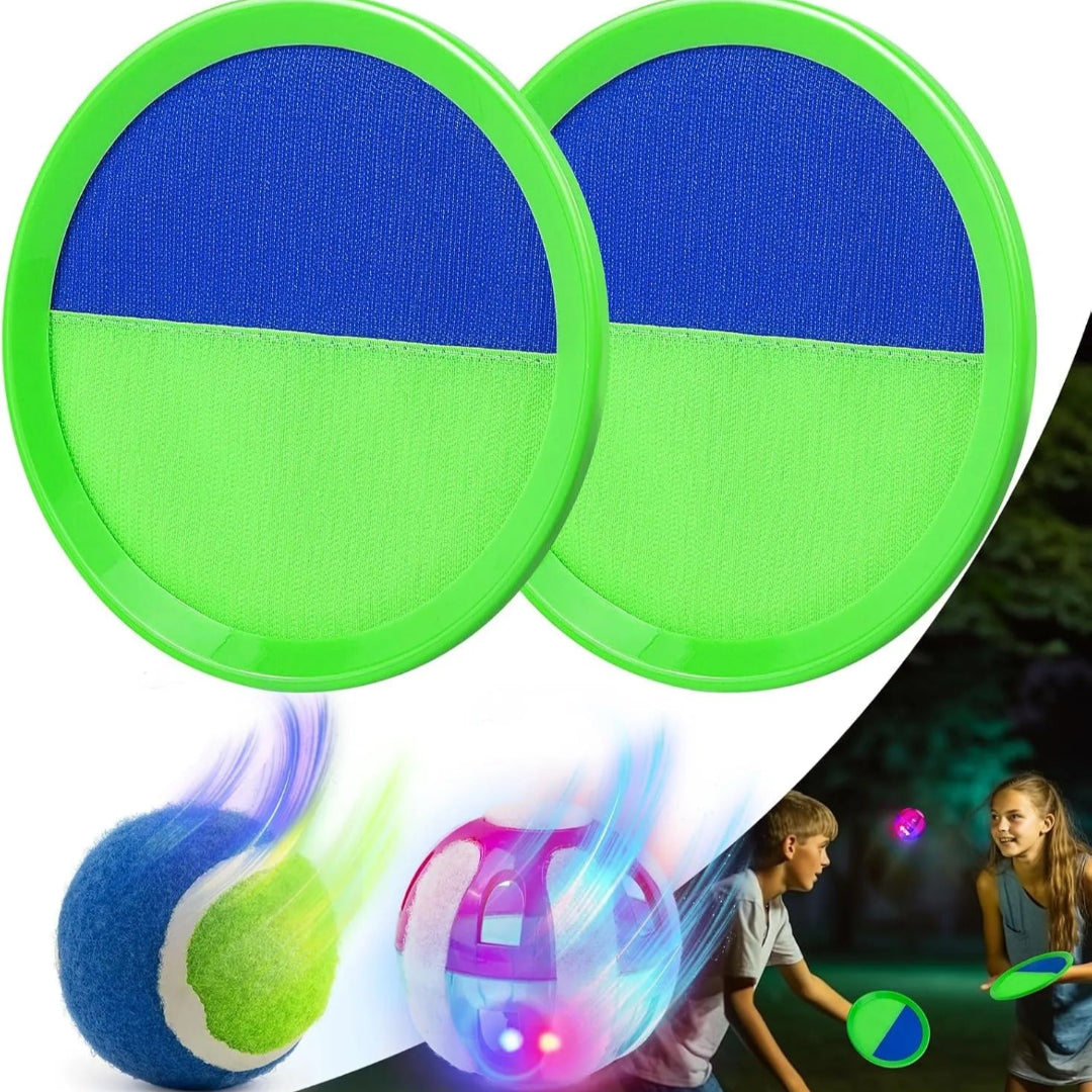 Glow-in-the-Dark Toss And Catch Ball Set
