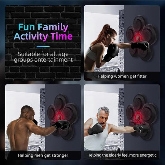 LOVEWE Musical Boxing Machine with Boxing Gloves