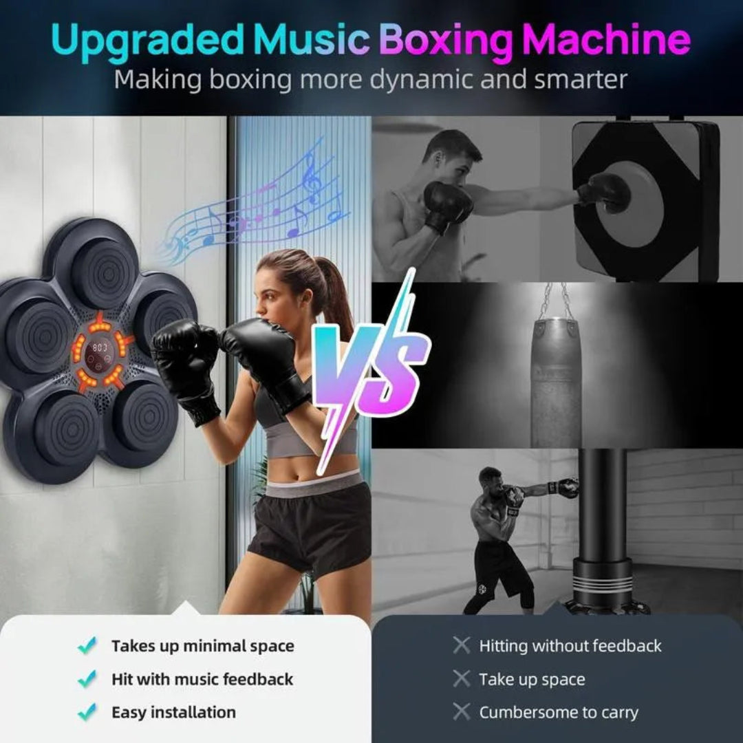 LOVEWE Musical Boxing Machine with Boxing Gloves