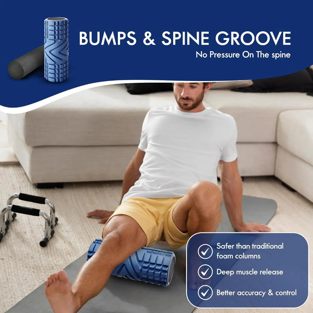 Patented 5 in 1 Foam Roller