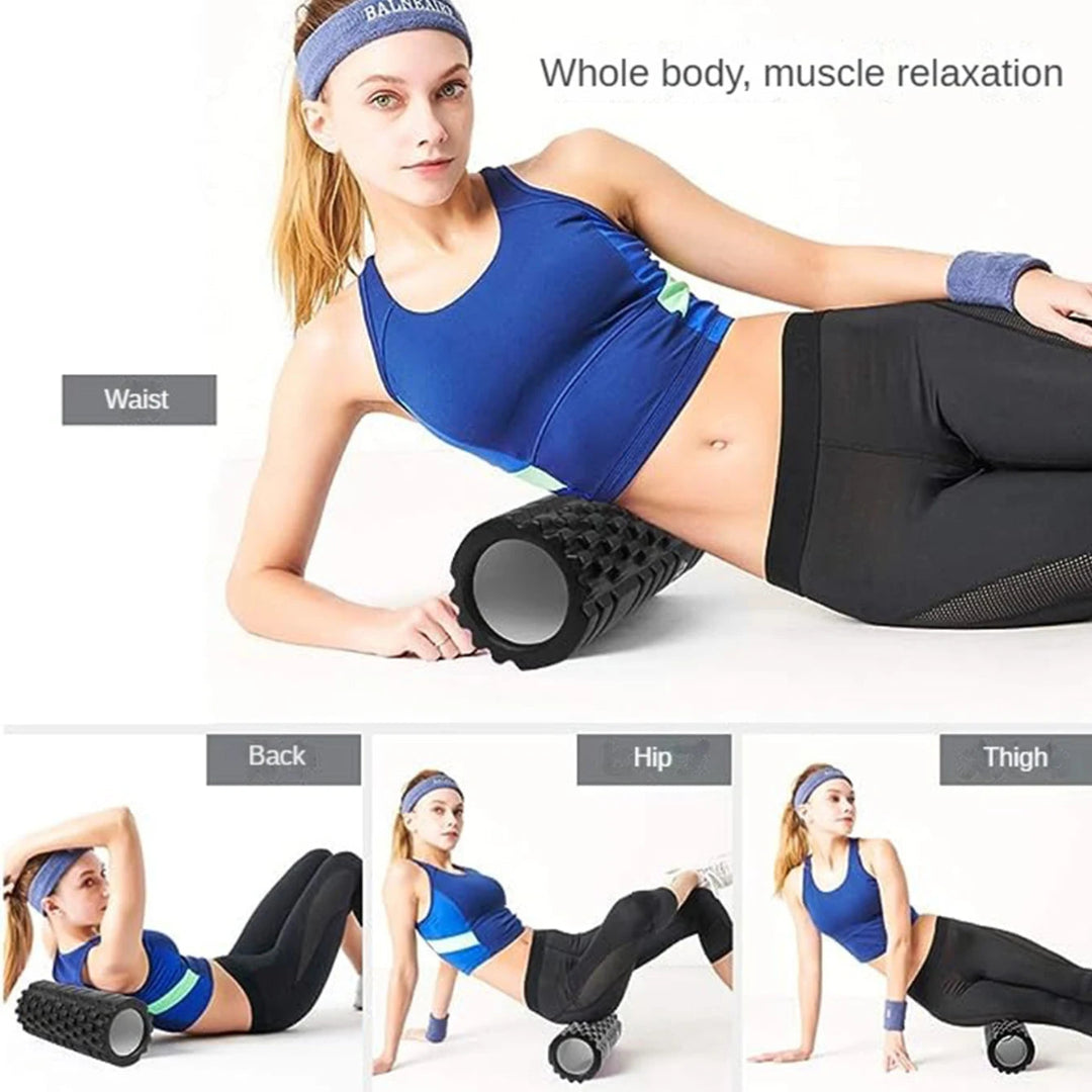 ✔ 12” Foam Roller – Loosens tight muscles & improves flexibility ✔ 15” Anti-Slip Massage Stick – Targets soreness with precision