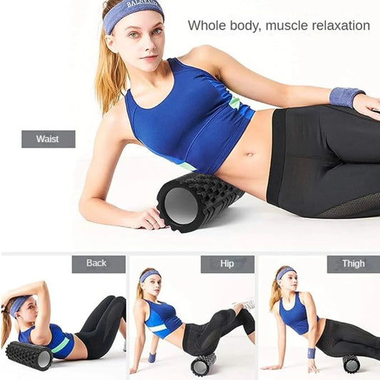 ✔ 12” Foam Roller – Loosens tight muscles & improves flexibility ✔ 15” Anti-Slip Massage Stick – Targets soreness with precision