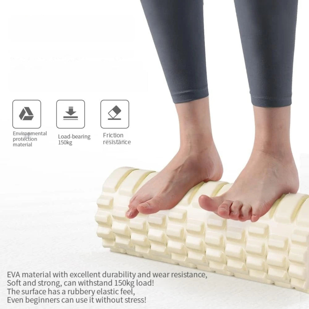 ✔ 12” Foam Roller – Loosens tight muscles & improves flexibility ✔ 15” Anti-Slip Massage Stick – Targets soreness with precision