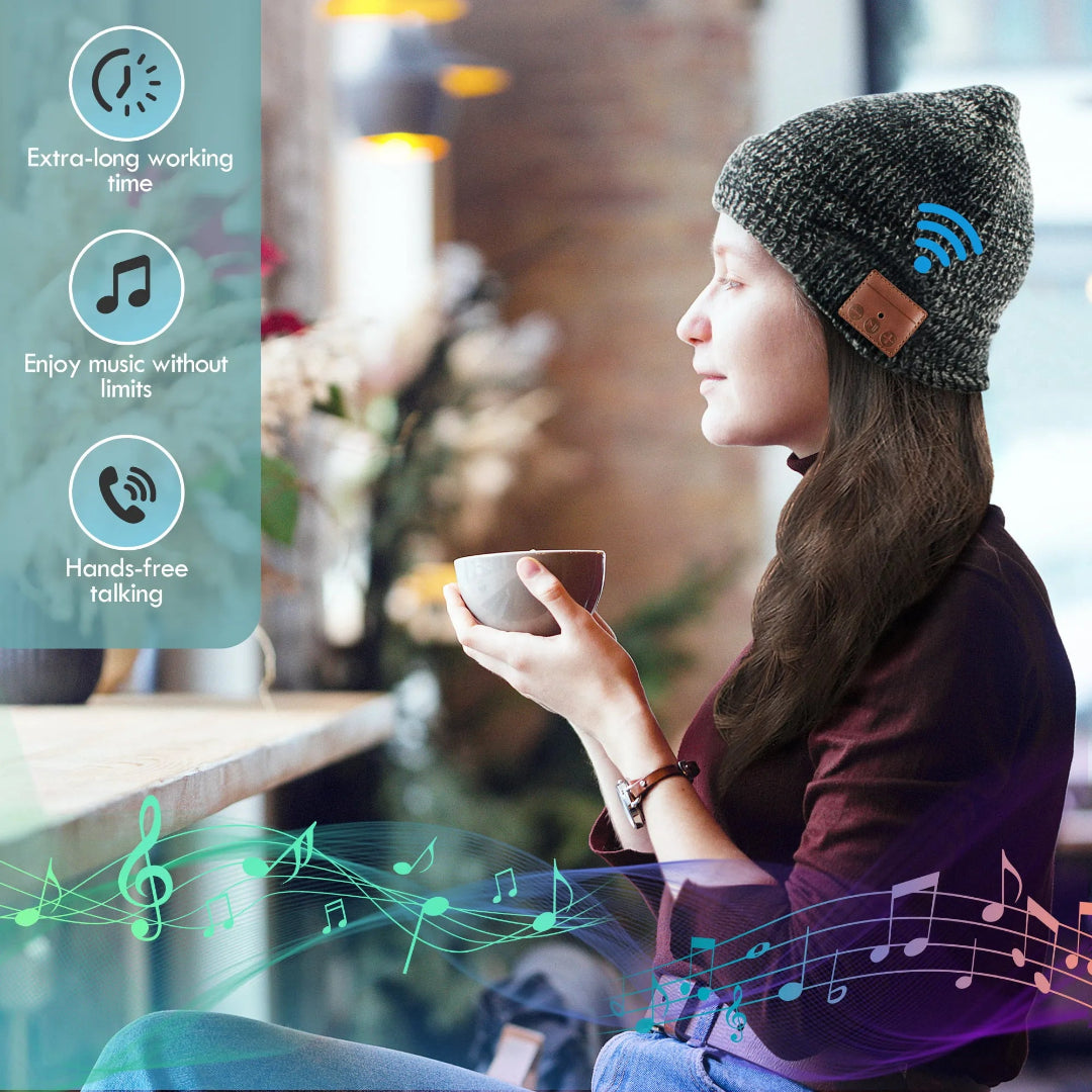 Upgraded Bluetooth 5.0 Beanie Hat