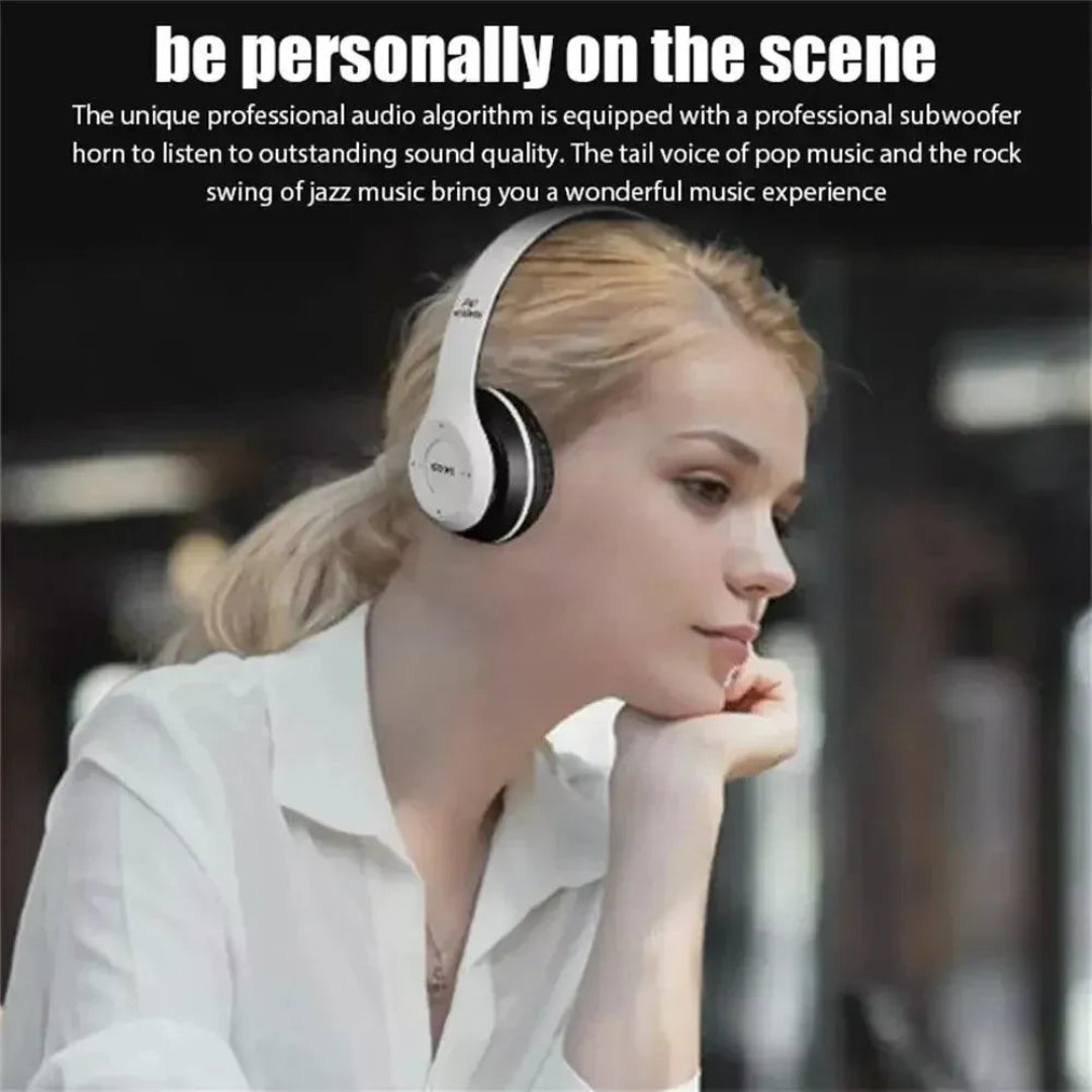 Wireless Bluetooth 5.0 Over-Ear Headphones